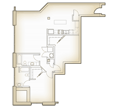 Warehouse 7 Loft Apartments Room 701