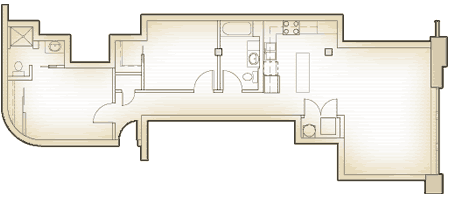 Warehouse 7 Loft Apartments Room 606