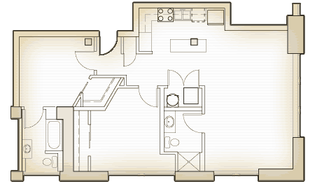 Warehouse 7 Loft Apartments Room 708