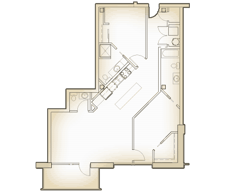 Warehouse 7 Loft Apartments Room 710